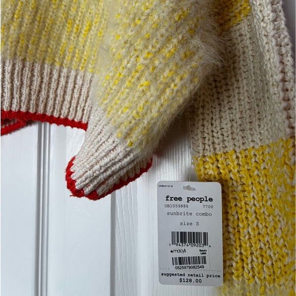 Free People Yellow Pullover Sweater - Picture 2 of 5